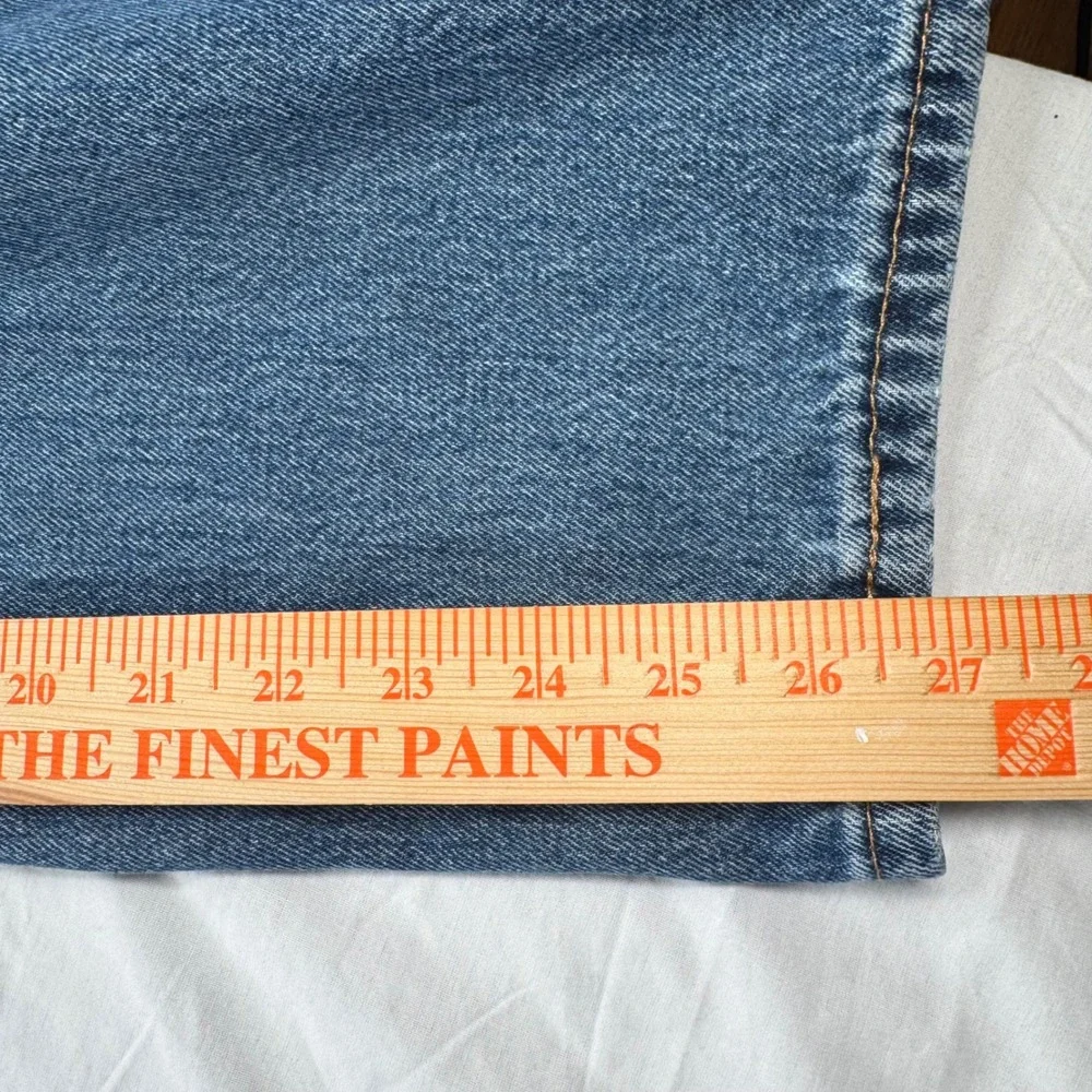 Levis 550 Relaxed Fit Jeans Mens 38x29 Blue Tapered Leg Medium Wash Workwear Dad
